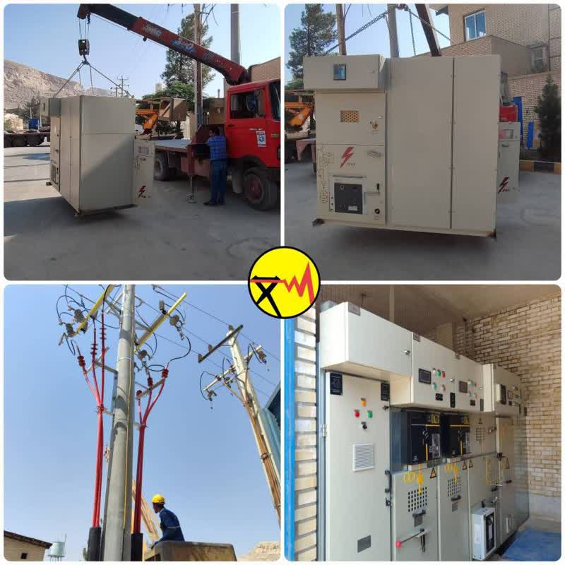 تجهیز پست زمینی اتوماسیون در شهرک صنعتی جی