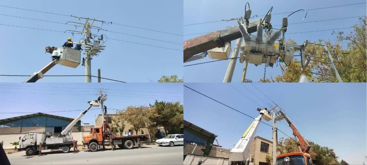 نصب سکسیونر اتوماسیون هوایی در شهرک صنعتی جی*