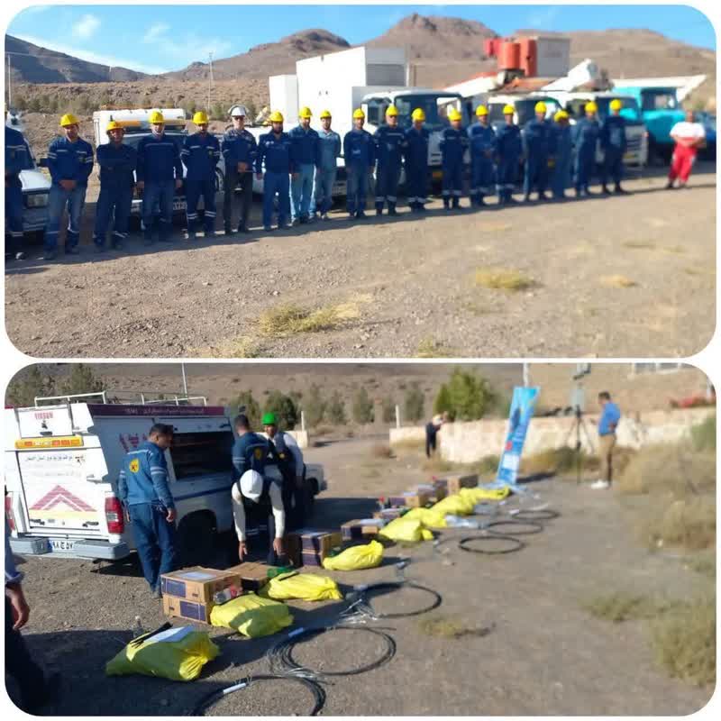 مانور سراسری برق نطنز با همکاری شهرستانهای استان اصفهان با موفقیت پایان یافت