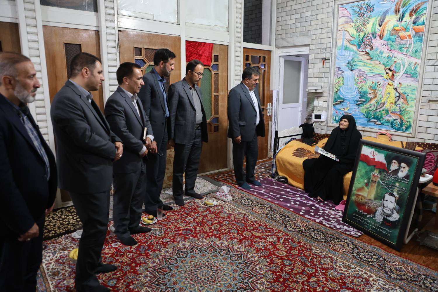 دیدار مدیرعامل و جمعی از مسئولان آبفای استان اصفهان با خانوادههای شهیدان عابدینی و جوانمرد