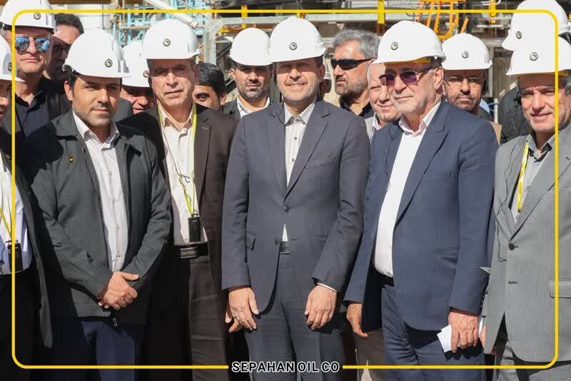 افتتاح فاز نخست پروژه FRW پالایشگاه نفت سپاهان