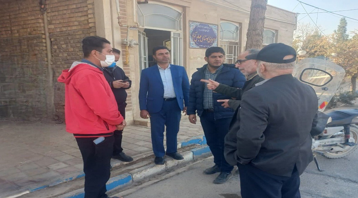 بررسی میدانی وضعیت ارتباطی روستای عباسآباد