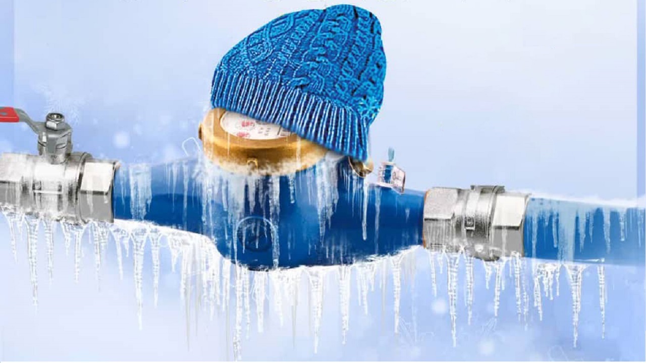 هشدار آبفای اصفهان نسبت به یخزدگی کنتورهای آب