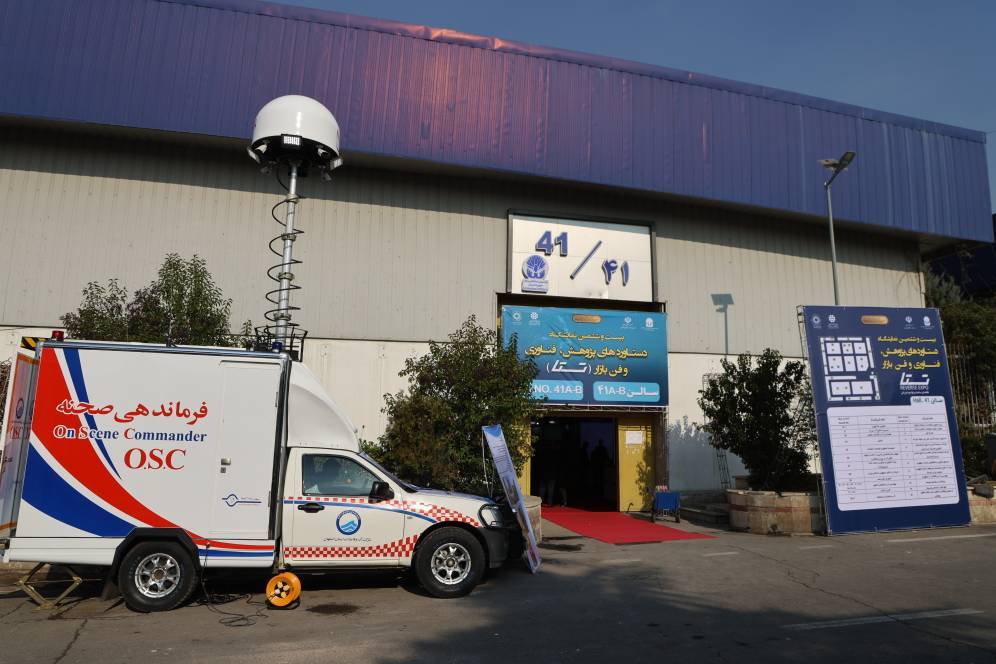 رونمایی از خودروی فرماندهی صحنه بحران