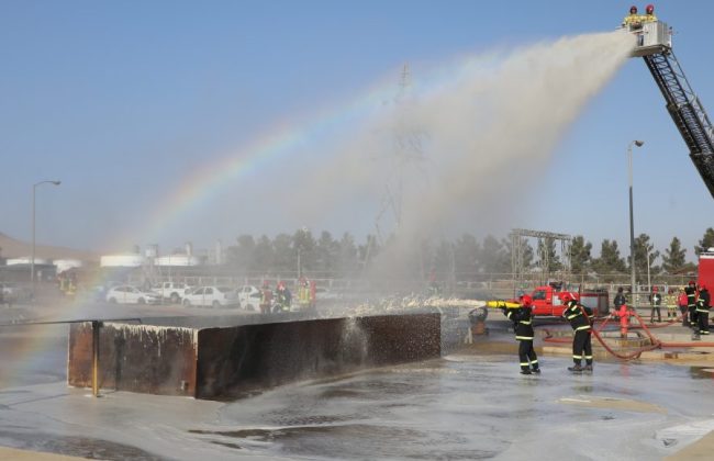 بهرهبرداری از مرکز آموزشی زمین آتش پالایشگاه اصفهان