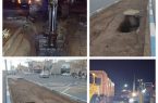 فروریزش مجدد شبکه فاضلاب شهرک گلدیس شاهین شهر