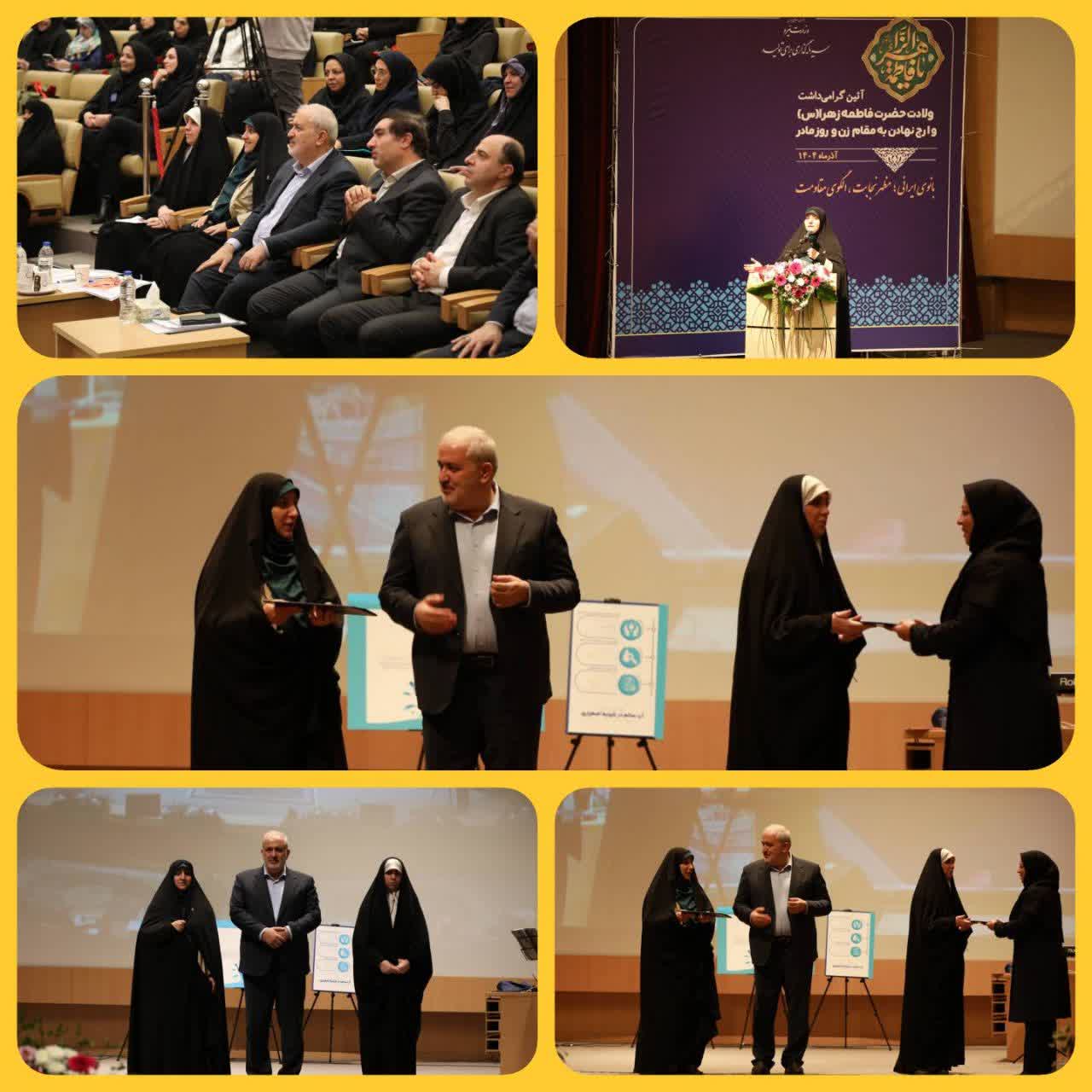 تقدیر از مهندس سارا صالحی به عنوان بانوی نقشآفرین صنعت برق با حضور وزیر نیرو