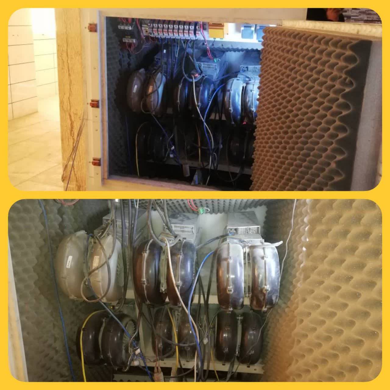 کشف و جمعآوری انشعاب غیرمجاز و ۲۰ دستگاه ماینر در منطقه ۴