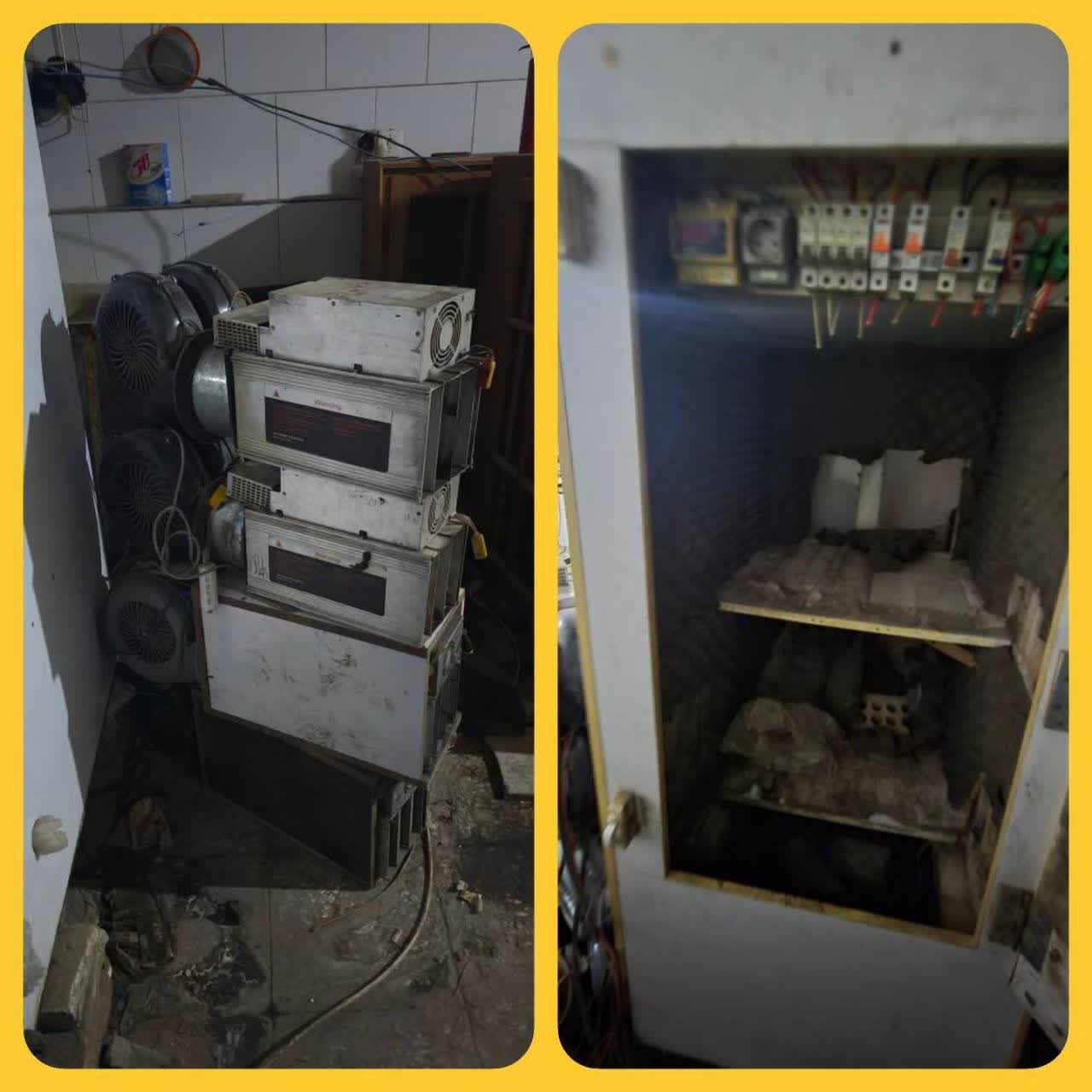 کشف و جمع‌آوری چهار دستگاه ماینر غیرمجاز در منطقه ۵ توزیع برق اصفهان