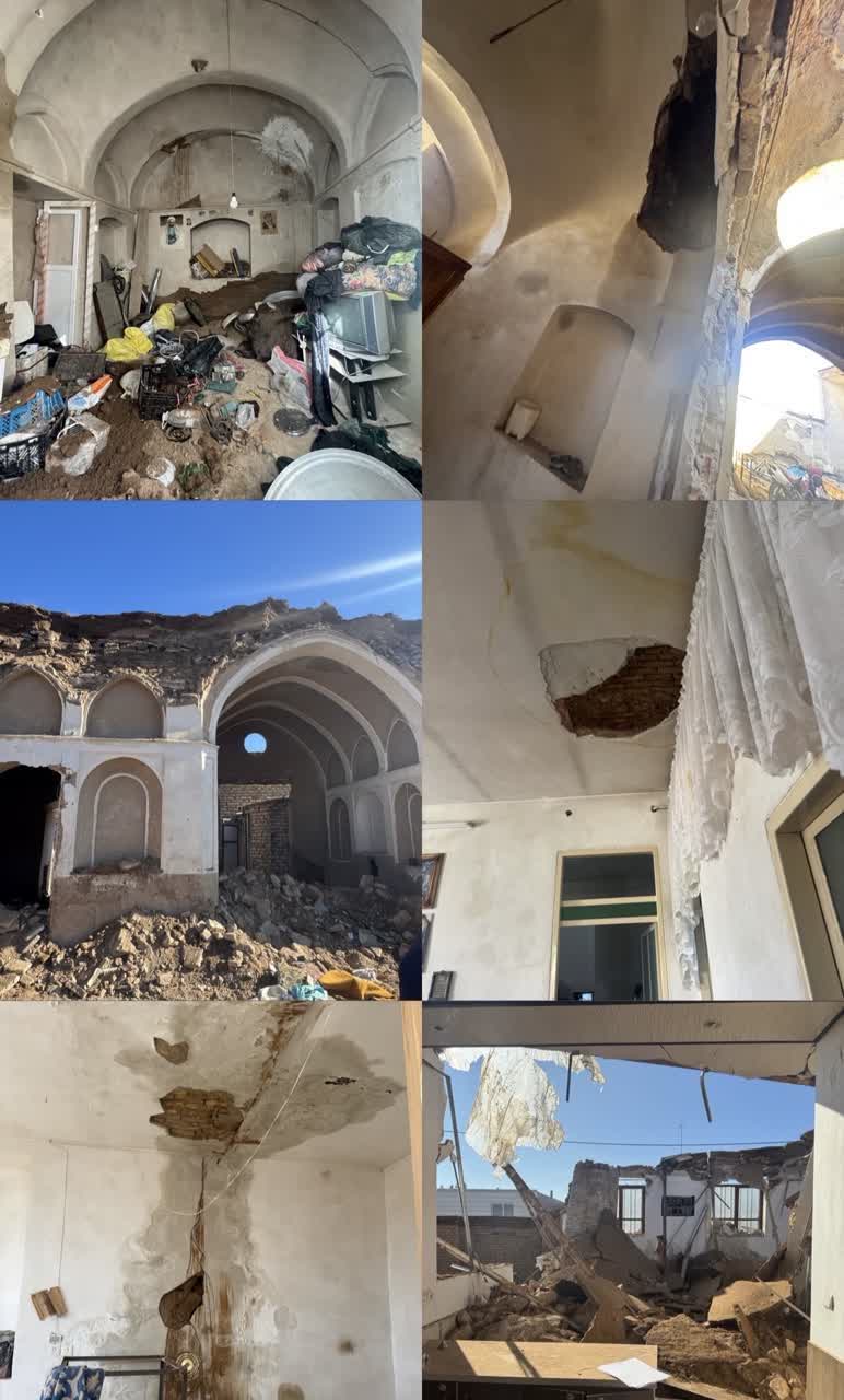 ارزیابی خسارات بارندگی و برف در شهرستان آران و بیدگل