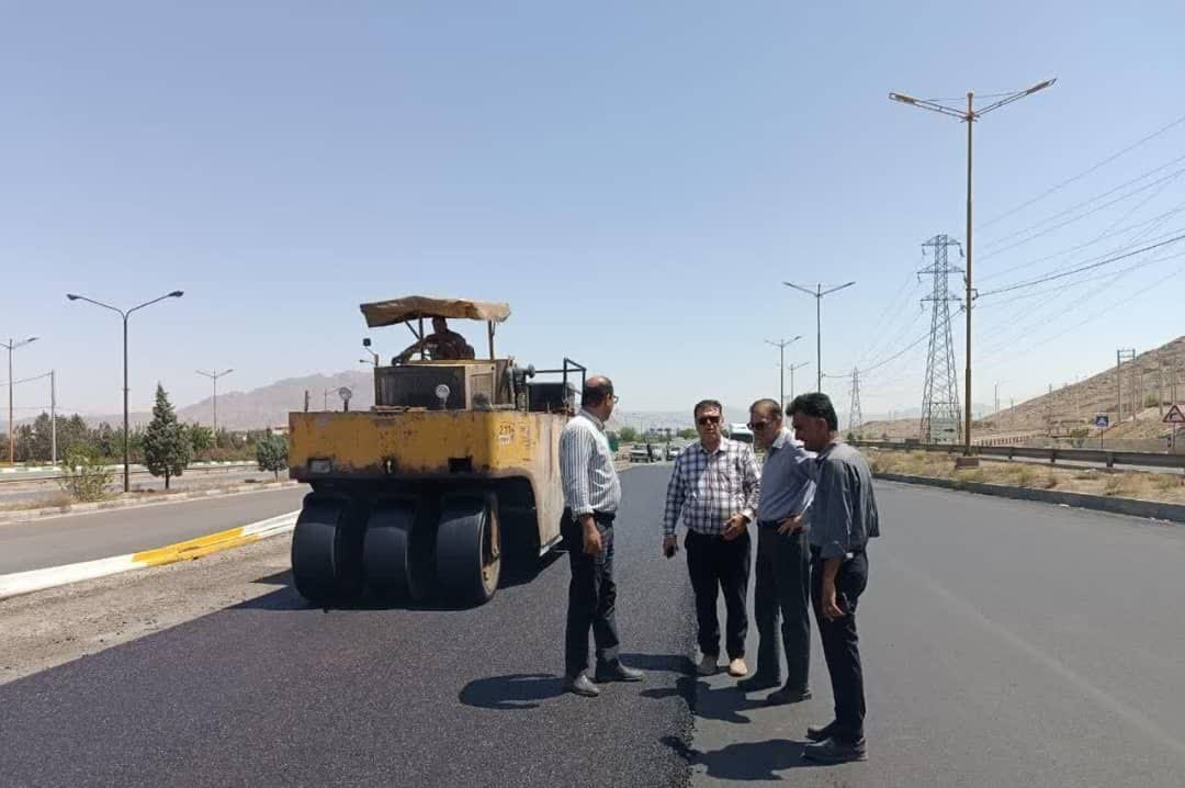آغاز بهرهبرداری از پروژه آسفالت بلوار امیرکبیر شهر مبارکه