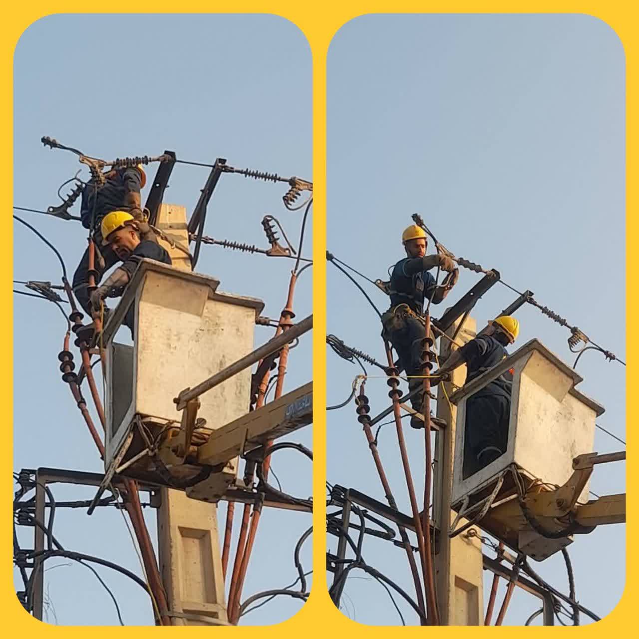 آمادهباش کامل اکیپهای عملیاتی شرکت توزیع برق شهرستان اصفهان