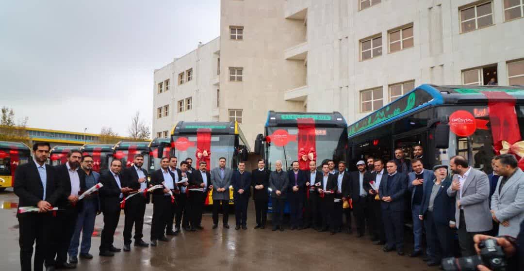 رونمایی از نخستین ناوگان اتوبوس برقی در کلان‌شهر اصفهان