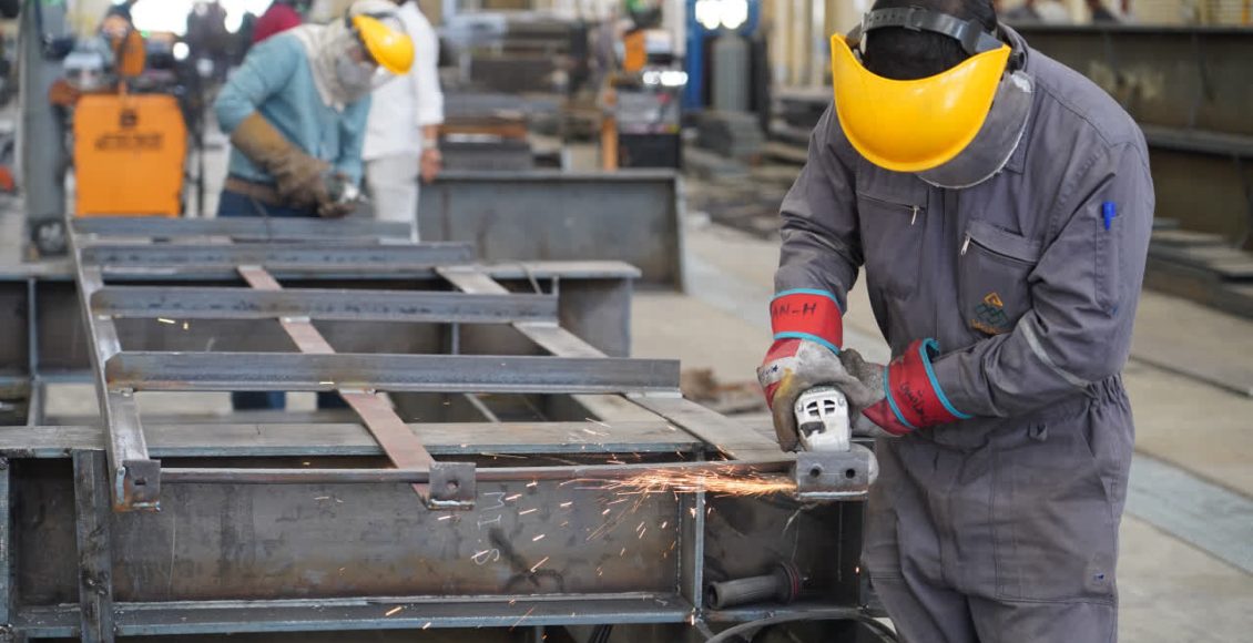 ثبت رکورد ساخت اسکلت فلزی در مشعل‌پویا اسپادانا