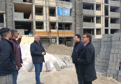 بازدید میدانی از پروژه‌های نهضت ملی مسکن شهر نطنز