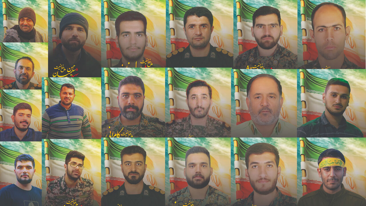 وداع با شکوه با شهدای امنیت در اصفهان