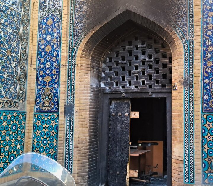 مسجدسید و بنای ۵۰۰ ساله اصفهان در آشوب‌های اخیر آسیب دید