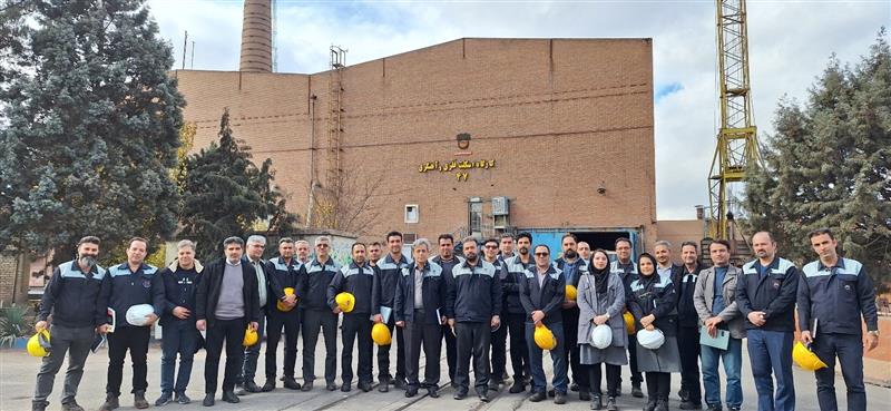 بازدید كارگروه ارگونومی شركت از دستاوردهای بهداشت حرفه ای و ایمنی در مدیریت های فولاد سازی و نت مكانیك