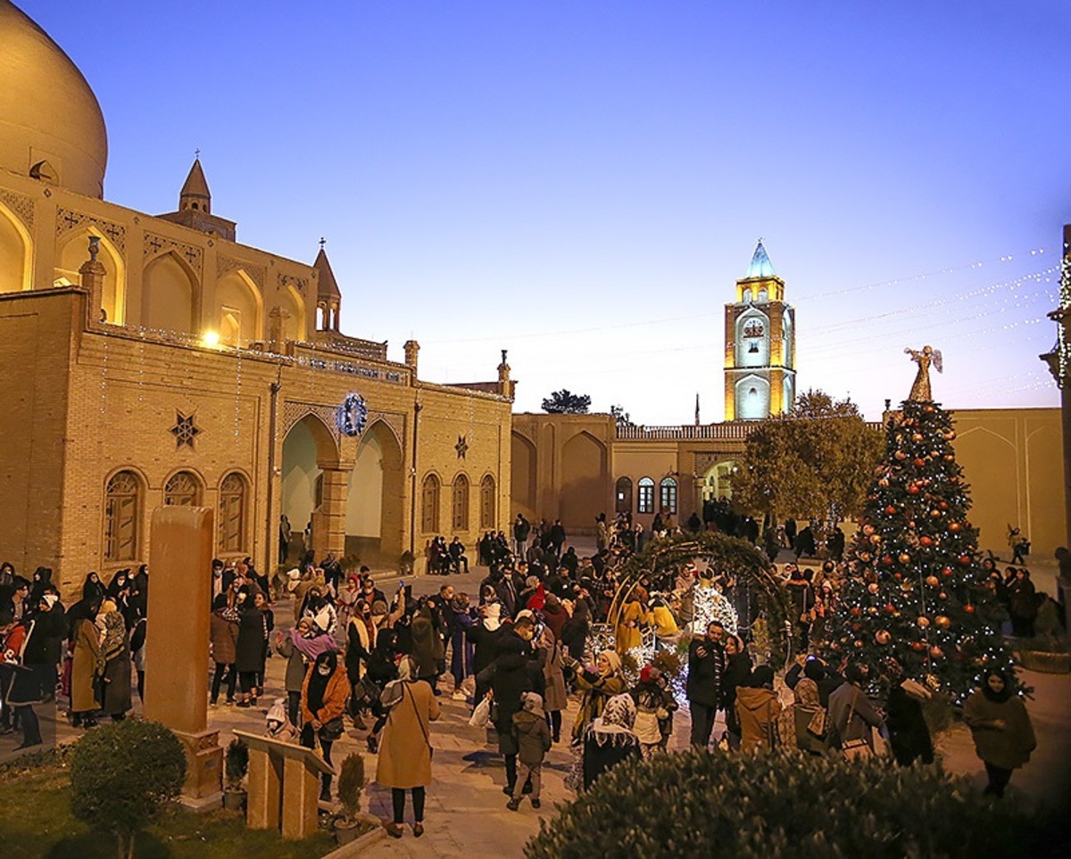 آغاز سال نوی میلادی در کلیسای وانک اصفهان