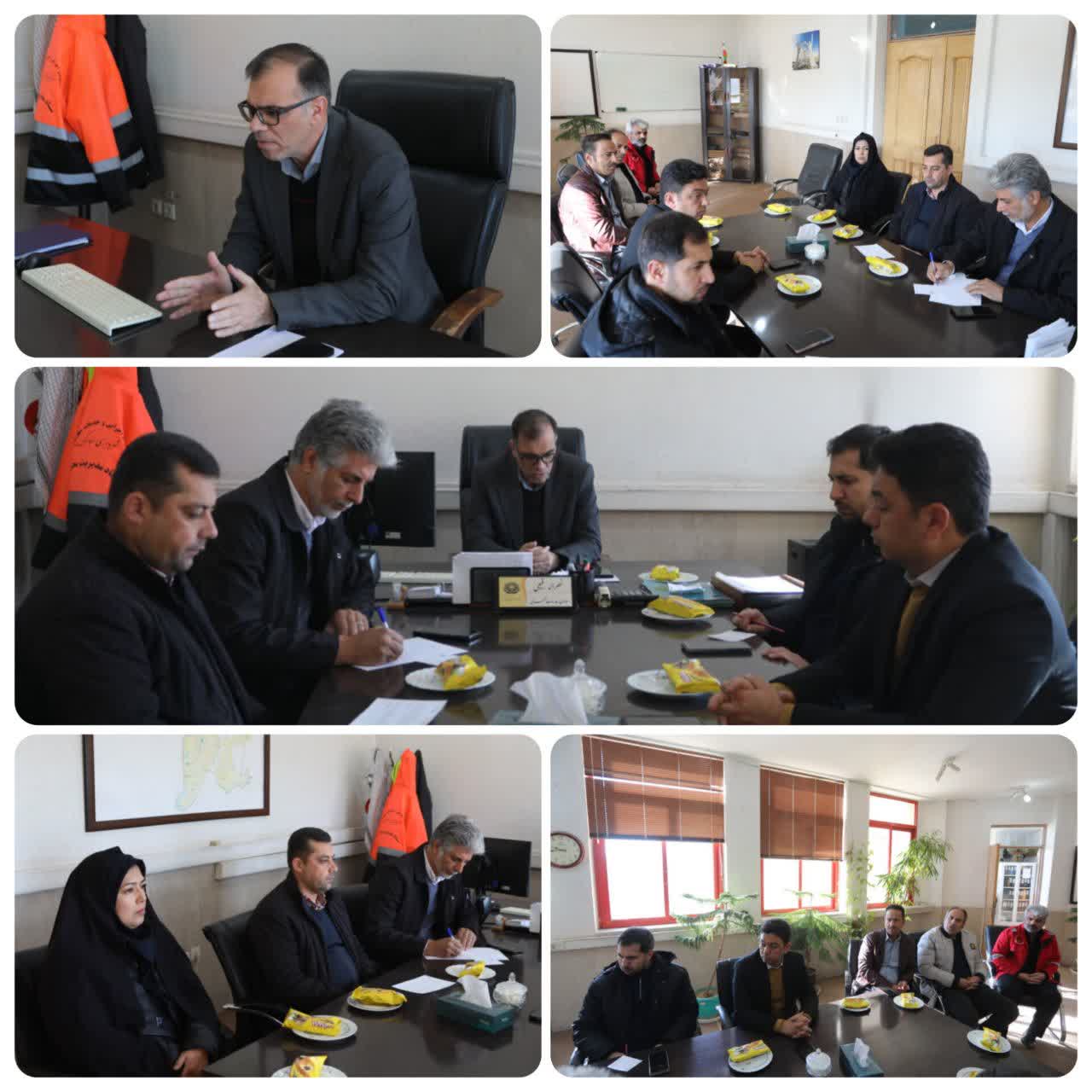 برگزاری جلسه هماهنگی و بررسی پروژه‌های شهری شهرداری مبارکه