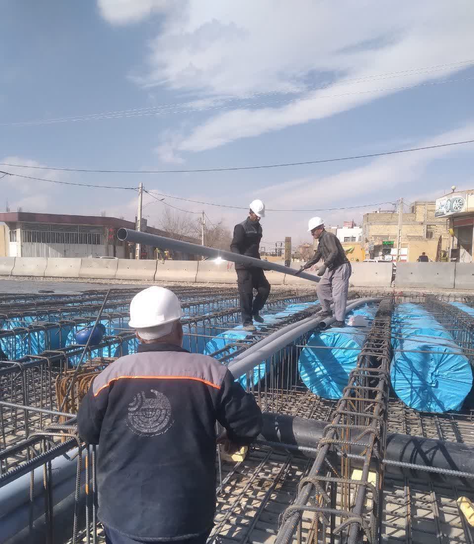 برقراری زیرساخت‌های ارتباطات مخابراتی همزمان با تعریض اتوبان فرودگاه اصفهان