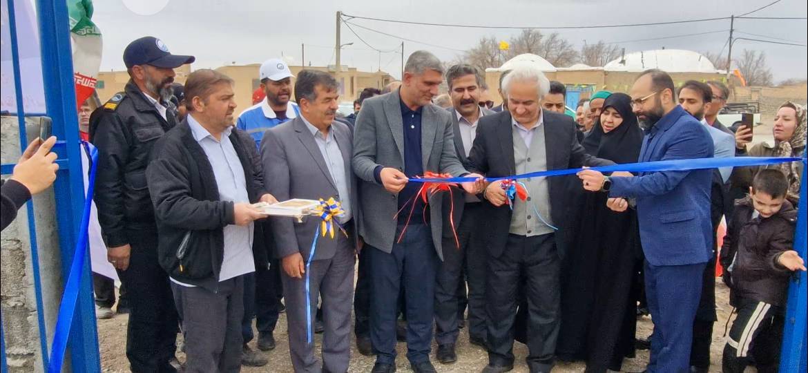 افتتاح طرح آبرسانی به روستا‌های بخش تودشک