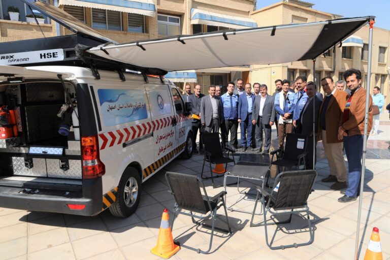رونمایی از خودروی HSE در آبفای استان اصفهان