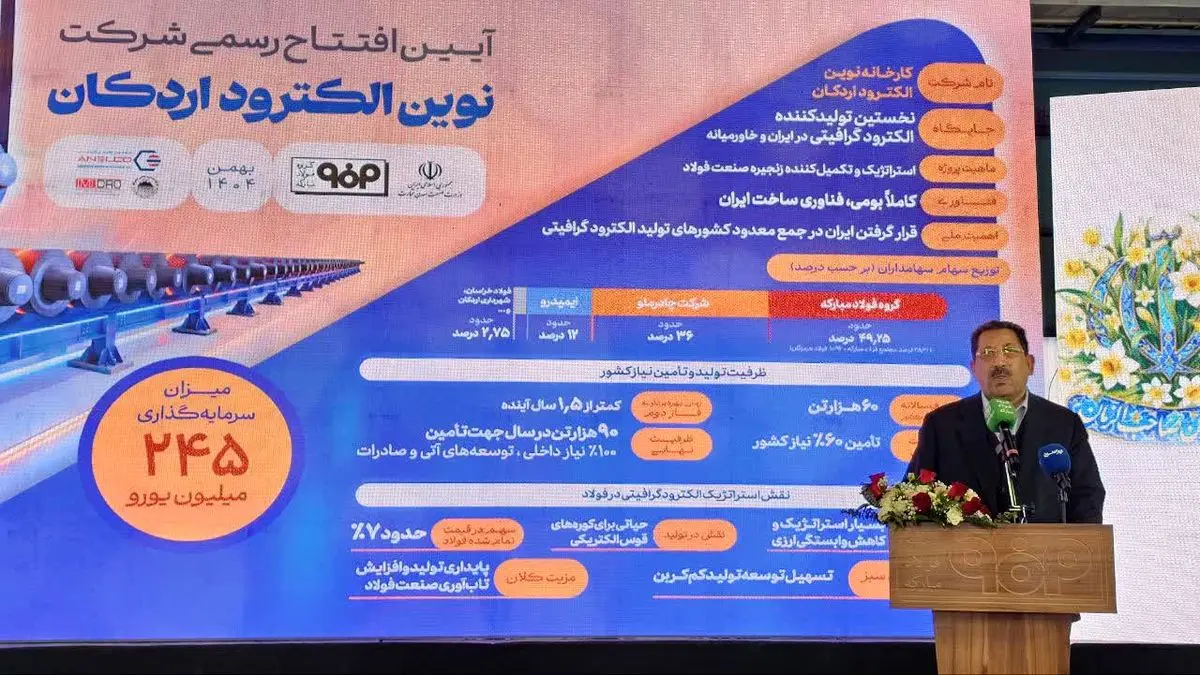 فولاد مبارکه پشتوانهای برای توسعه و آبادانی کشور است