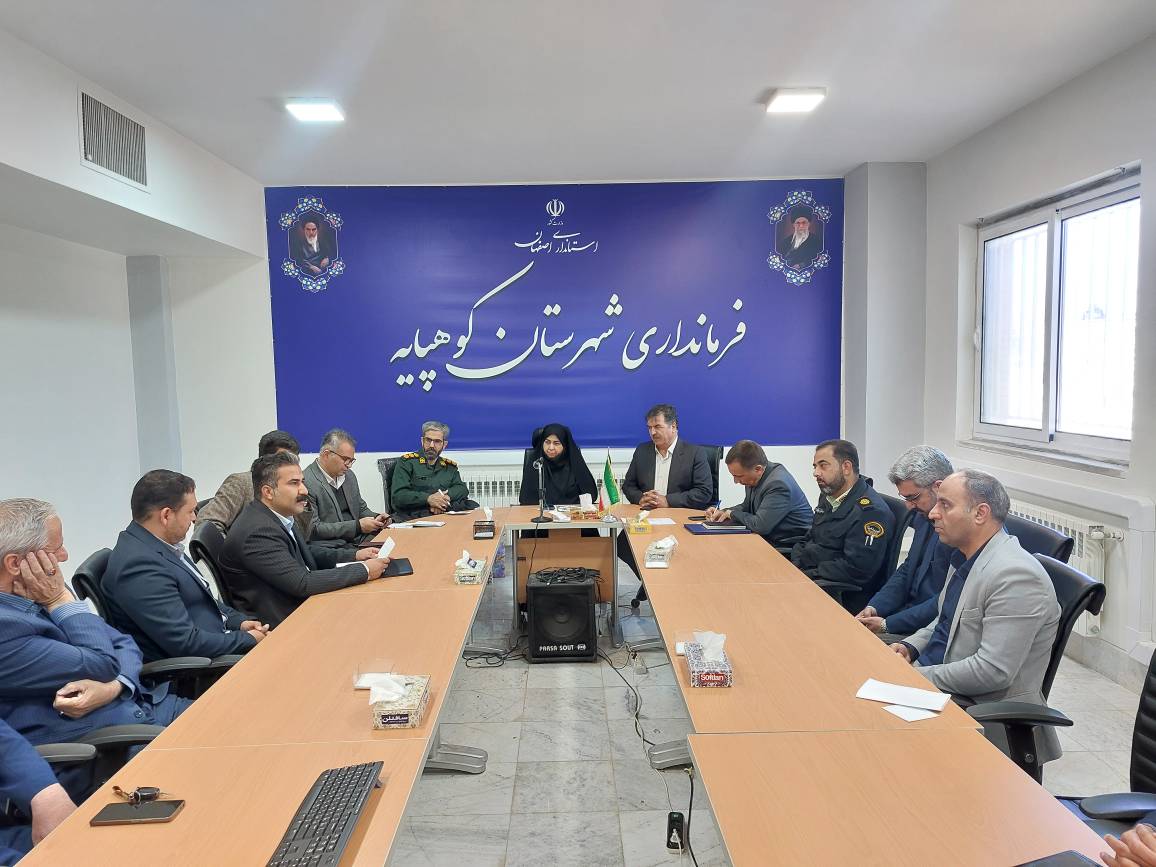 قدردانی فرماندار کوهپایه از آبفای اصفهان