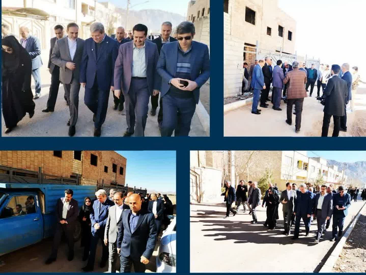بازدید رئیس سازمان بهزیستی کشور از روند احداث ۲۰ واحد مسکونی ویژه معلولان در مسکن مهر منظریه شهرضا
