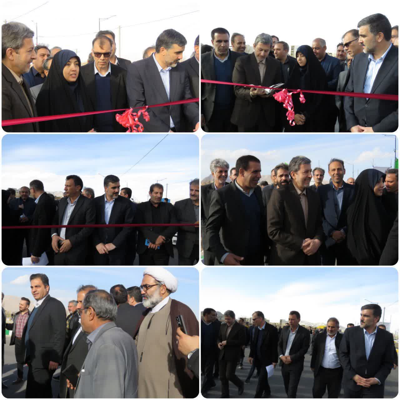 تکمیل رینگ کمربندی شرقی شهر مبارکه با افتتاح بلوار غدیر