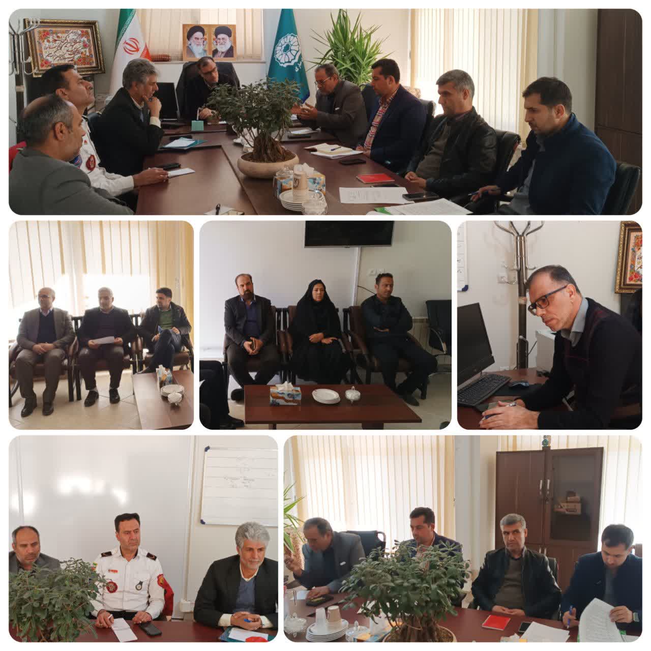برگزاری جلسه ستاد مدیریت بحران و کمیته پدافند غیرعامل شهرداری مبارکه