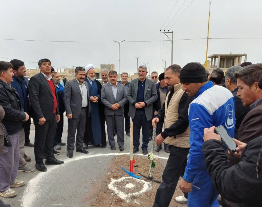آغاز عملیات اجرایی شبکه جمعآوری فاضلاب مسکن مهر تودشک
