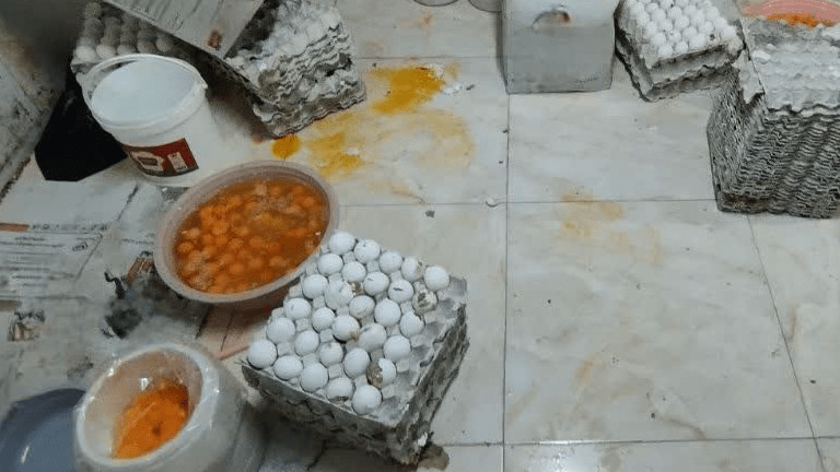 توقیف ۵ تن تخممرغ غیربهداشتی در شهرستان خمینیشهر