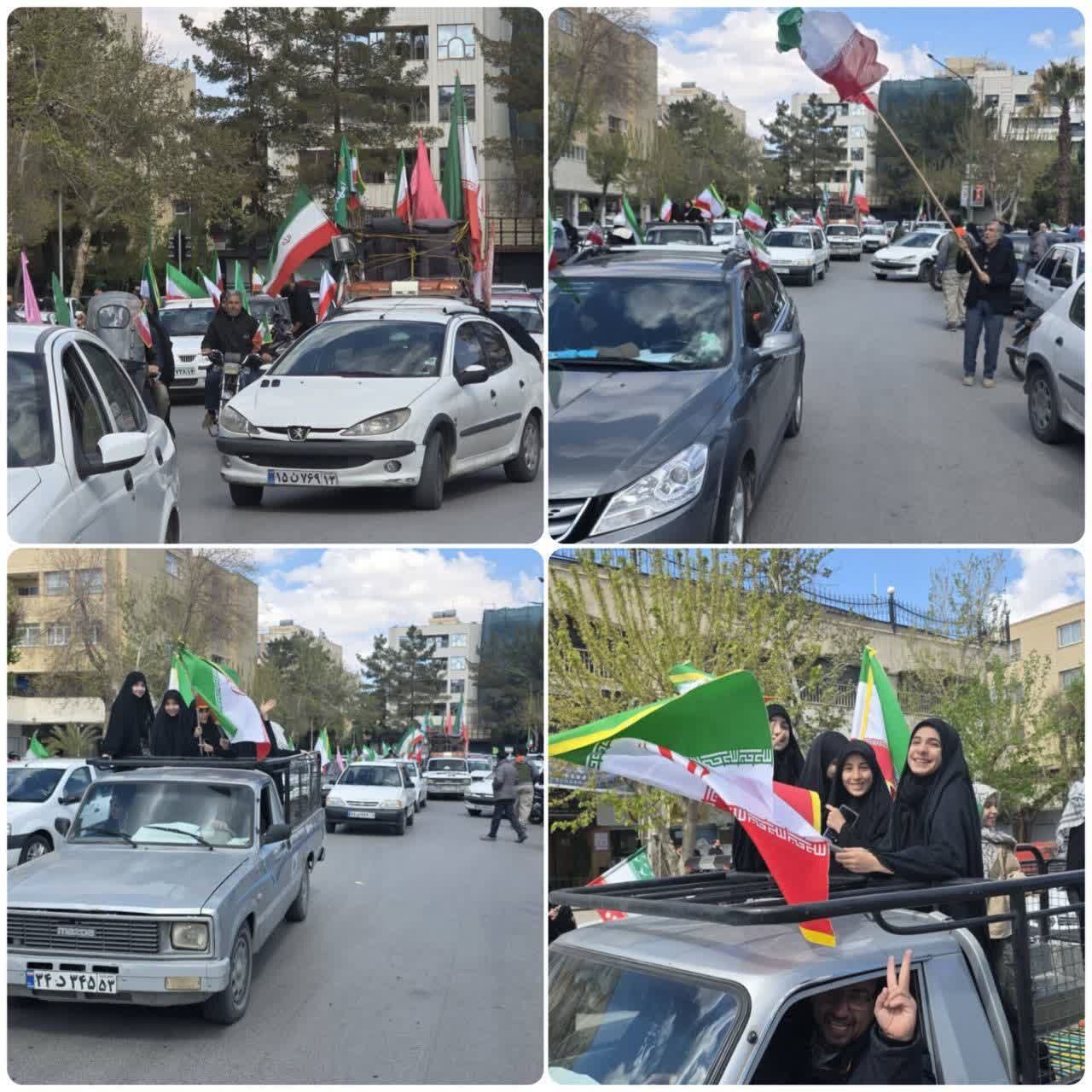 برگزاری کاروان موتوری و خودرویی به مناسبت ۱۲ فروردین در اصفهان