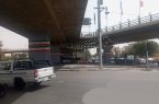 بهسازی ستونهای پل شهید شاهمرادی با طرح الهامگرفته از پرچم ایران
