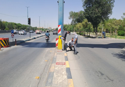 ایمن‌سازی خروجی بزرگراه شهید اردستانی به سمت خیابان لاله