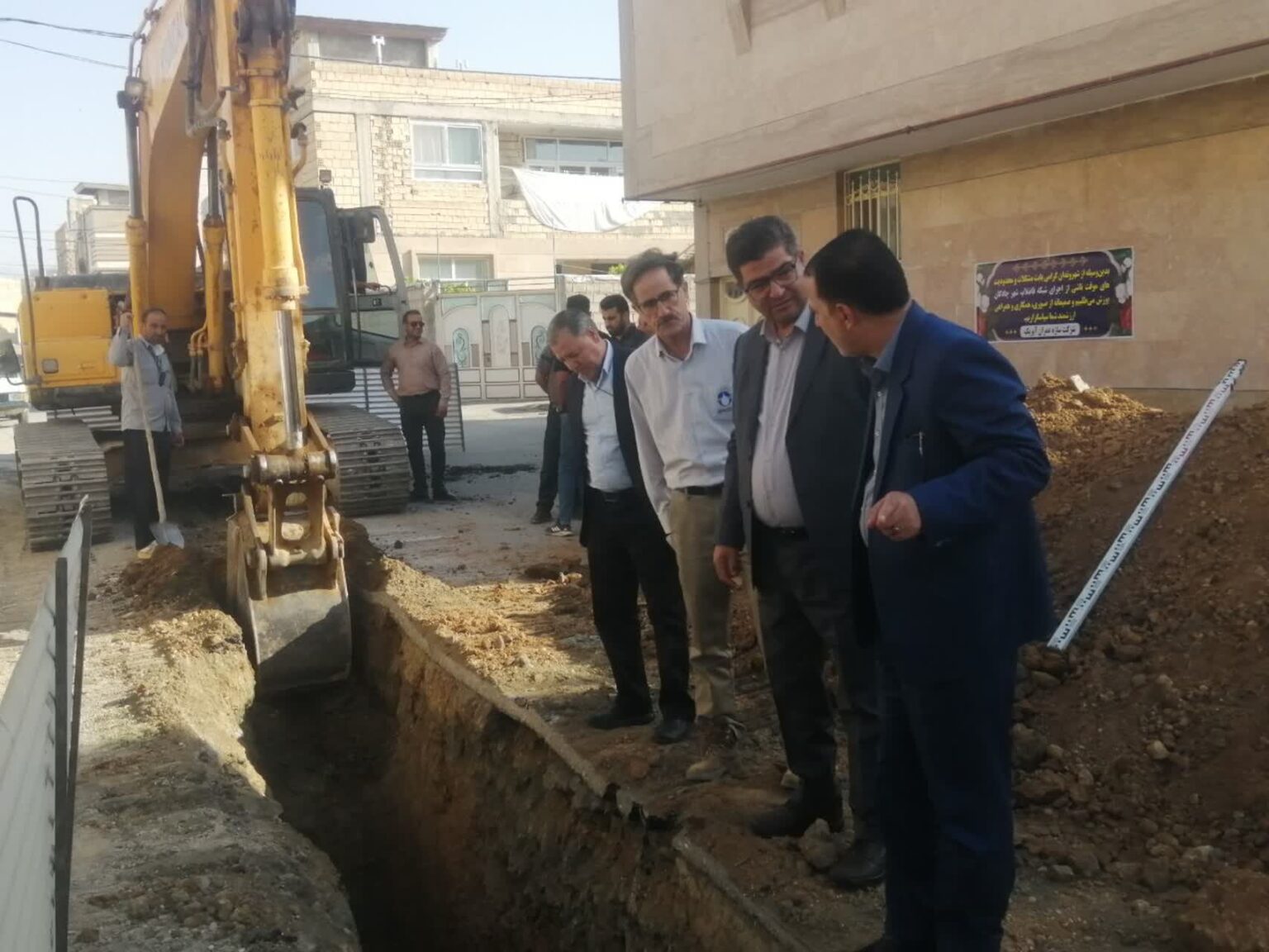 پیشرفت شبکه جمعآوری فاضلاب چادگان به ۶۰ درصد میرسد