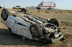 چهار فوتی به دنبال واژگونی سمند در محور فریدن به تیران