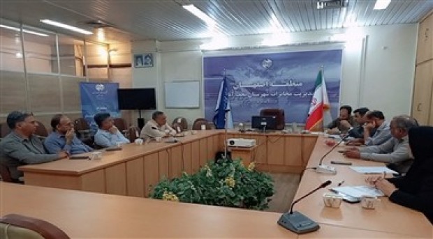 برگزاری جلسه هماهنگی اجرای فیبرنوری برای بیمارستان جدید شیخ بهایی نجف‌آباد