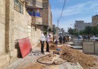 توسعه ۸۰ درصدی شبکه فاضلاب دیزیچه