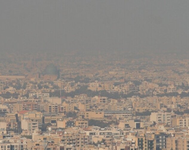 شاخص هوای اصفهان نارنجی شد