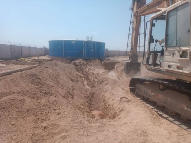 آغاز احداث حوضچه پمپاژ روستای پروانه / بهبود فشار آب در دو روستای برخوار