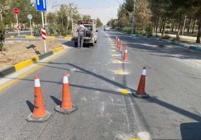 اجرای طرح نگهداشت و ایمن‌سازی تجهیزات ترافیکی در منطقه ۱۴ اصفهان
